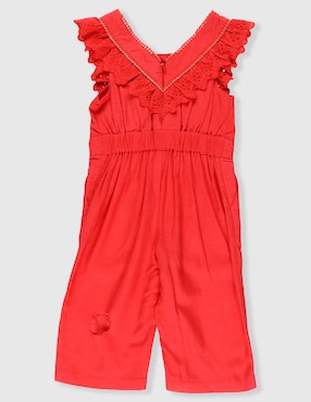 Jumpsuit largo Mon Caramel Collection de algodón para niña