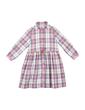 Vestido Ferrioni Kenty manga larga para niña