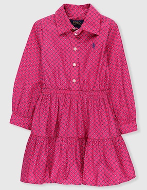 Vestido Polo manga con puño para bebé niña