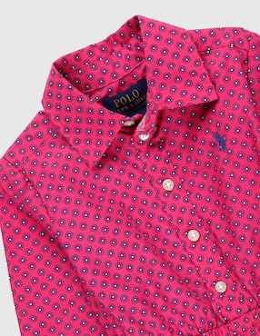 Vestido Polo manga con puño para bebé niña