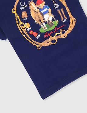 Playera Polo manga corta para bebé niño