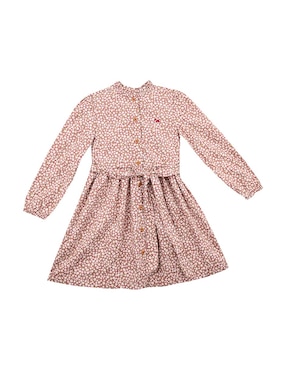 Vestido Ferrioni manga regular para bebé niña