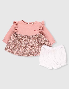 Vestido con calzón Ferrioni para bebé niña
