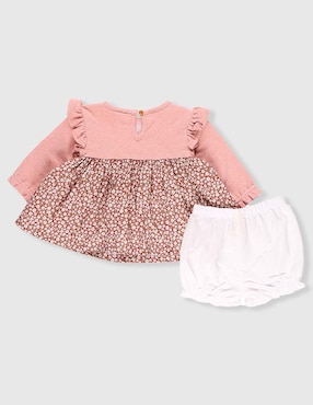 Vestido con calzón Ferrioni para bebé niña