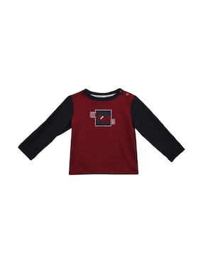 Playera Ferrioni Satcher manga larga para bebé niño