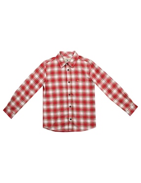 Camisa casual Ferrioni Gavina de algodón manga larga para niño