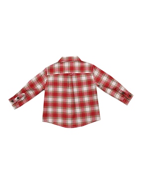 Camisa casual Ferrioni Gavina de algodón manga larga para niño