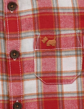 Camisa casual Ferrioni Gavina de algodón manga larga para niño