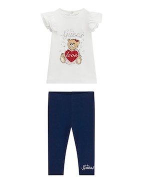 Conjunto Guess de algodón para bebé niña