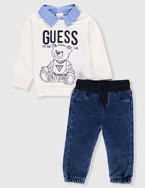 Conjunto Guess de algodón para bebé niño