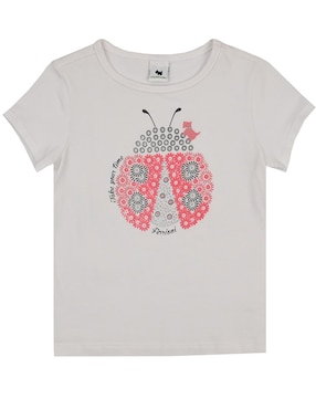 Playera Ferrioni Carin manga corta para bebé niña