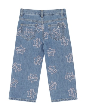 Jeans campana Guess lavado claro para bebé niña