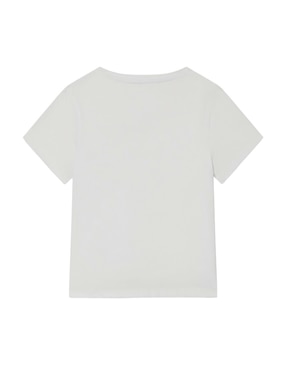 Playera Guess manga corta para bebé niña