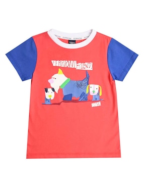 Playera Ferrioni Tanner manga corta para bebé niño