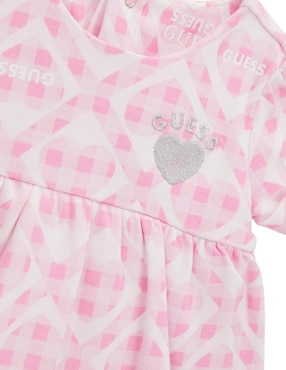 Mameluco Guess de algodón para bebé niña