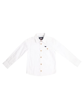 Camisa casual Ferrioni Jhordan de algodón manga larga para niño