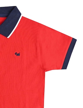 Playera tipo polo Ferrioni Karang de algodón para bebé niño