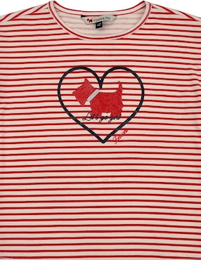 Playera Ferrioni Anah manga larga para bebé niña