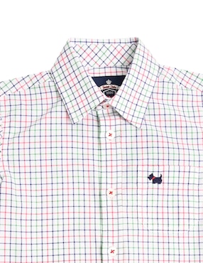 Camisa casual Ferrioni Baltz de algodón manga corta para niño