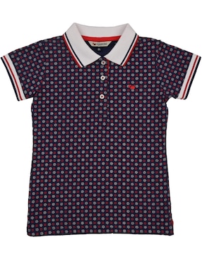 Playera tipo polo Ferrioni Mony de algodón para bebé niña