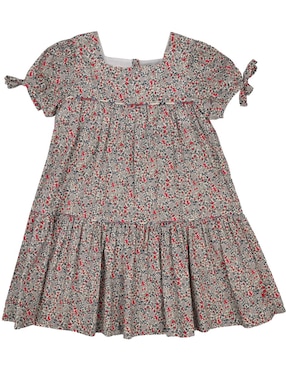 Vestido Ferrioni Flourish manga regular para bebé niña