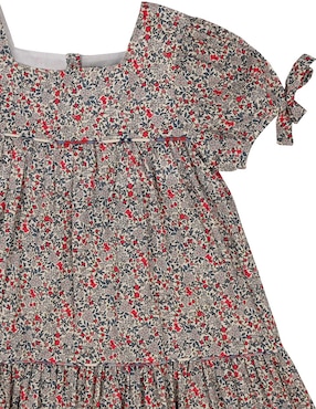 Vestido Ferrioni Flourish manga regular para bebé niña