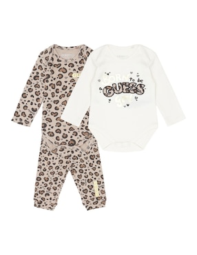 Conjunto Guess de algodón para bebé niña