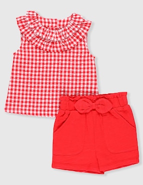 Conjunto casual Mon Caramel de algodón para bebé niña