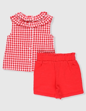Conjunto casual Mon Caramel de algodón para bebé niña