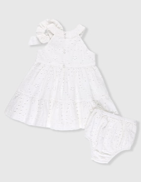Vestido Mon Caramel para bebé niña