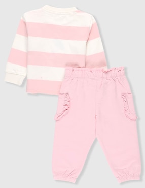 Conjunto casual Mon Caramel de algodón para bebé niña