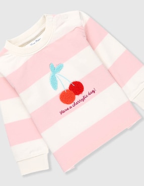 Conjunto casual Mon Caramel de algodón para bebé niña
