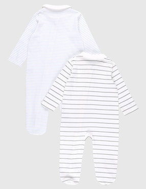 Set de mamelucos Mon Caramel de algodón para bebé niño