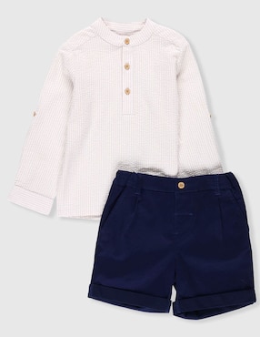 Conjunto Mon Caramel de algodón para bebé niño