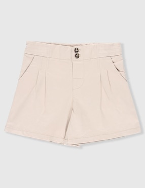 Short Mon Caramel para bebé niña