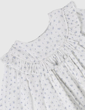 Vestido con calzón Mon Caramel manga globo para bebé niña