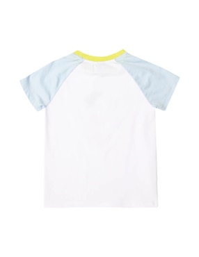 Playera Ferrioni Weber manga regular para niño bebé