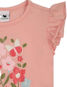Playera Ferrioni Freesy manga corta para bebé niña