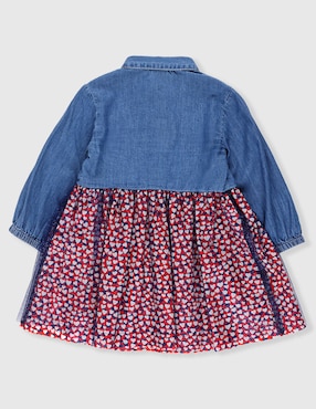 Vestido Ferrioni manga regular para bebé niña