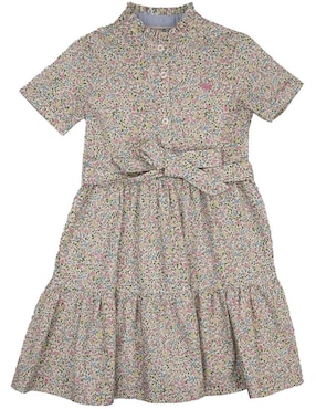 Vestido Ferrioni Almond manga regular para niña