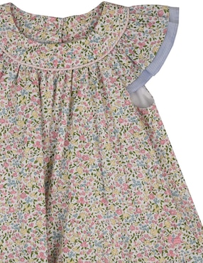 Vestido Ferrioni Almond manga regular para niña