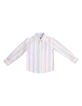 Camisa casual Ferrioni Gain de algodón manga larga para bebé niño