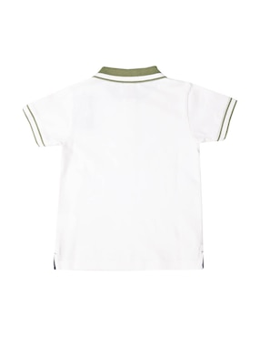 Playera tipo polo Ferrioni Temara de algodón para niño bebé