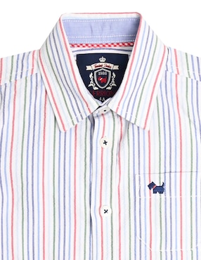 Camisa casual Ferrioni Cibo de algodón manga larga para niño