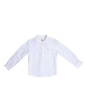 Camisa casual Ferrioni Baxter de algodón manga larga para niño