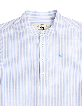 Camisa casual Ferrioni Baxter de algodón manga larga para niño