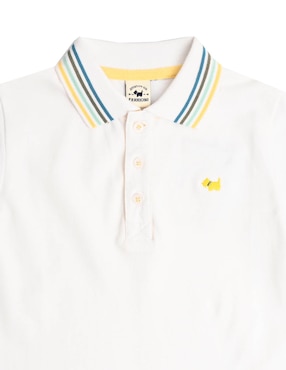 Playera tipo polo Ferrioni Bardia de algodón para niño bebé