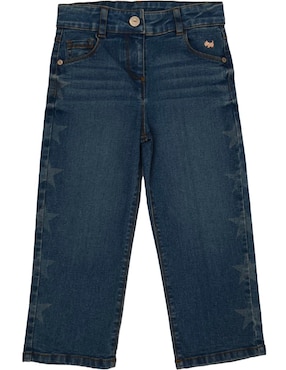 Jeans straight Ferrioni Ursula deslavado para bebé niña