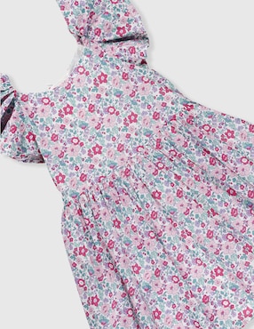 Vestido con calzón Mon Caramel manga mariposa para bebé niña