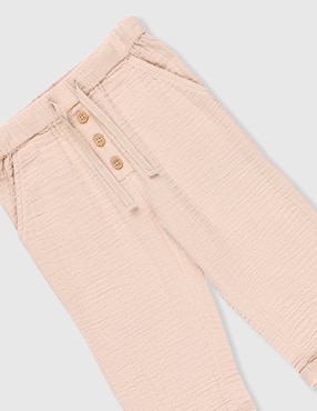Conjunto casual Mon Caramel de algodón para bebé niño